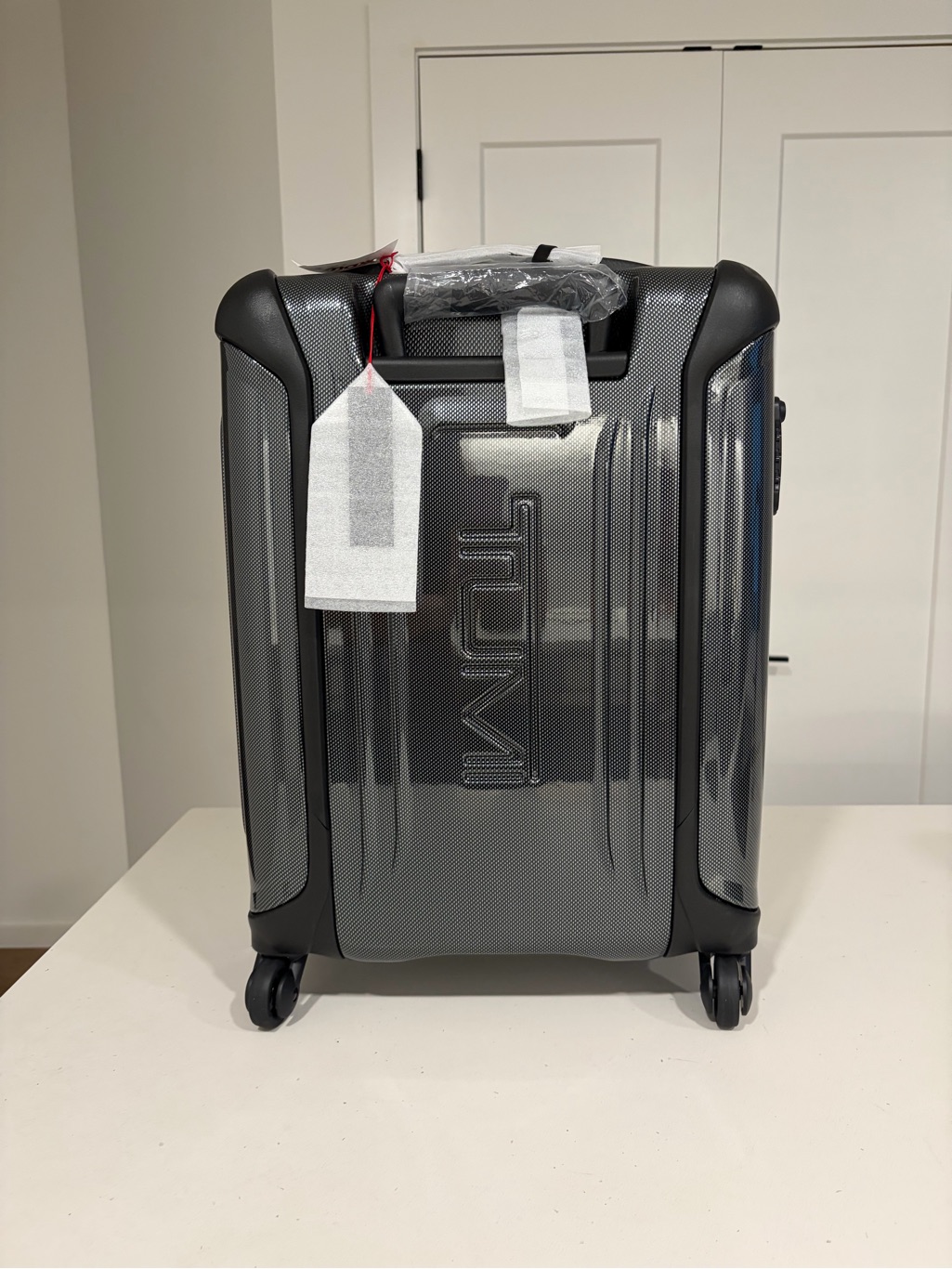 Tumi Gray Textured Hardside Spinner Carry-On